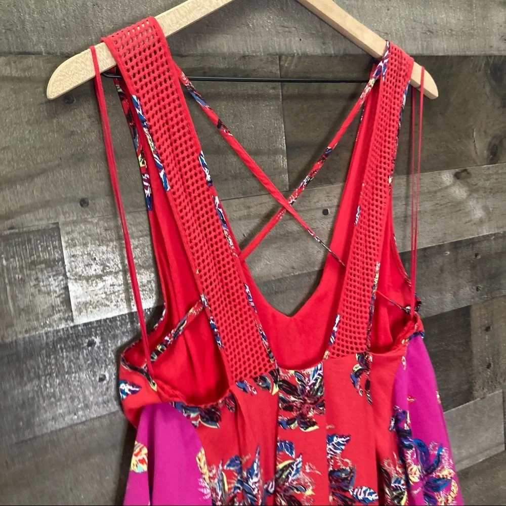 Free People Thought I Was Dreaming Dress in Red - Picture 9 of 16